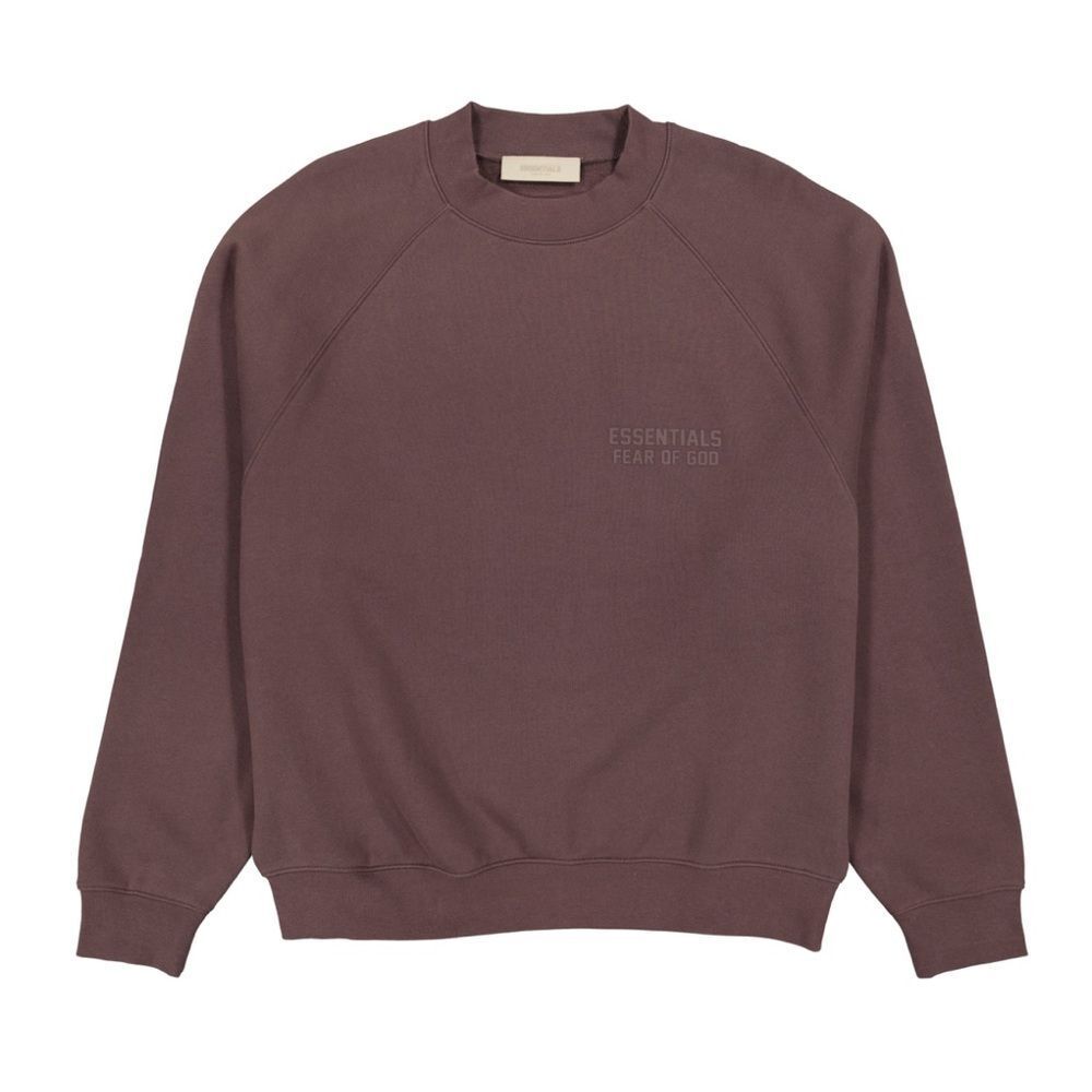 Essentials Crewneck Sweatshirt in Mauve Brown